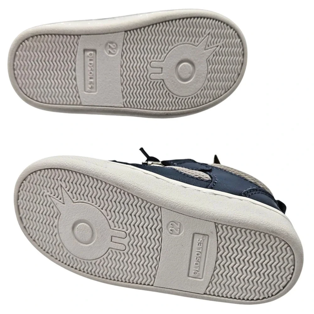 OLD SOLES Toddler‎ Shoes US Size 6 - EU Size 22 Leather & Mesh - NEW